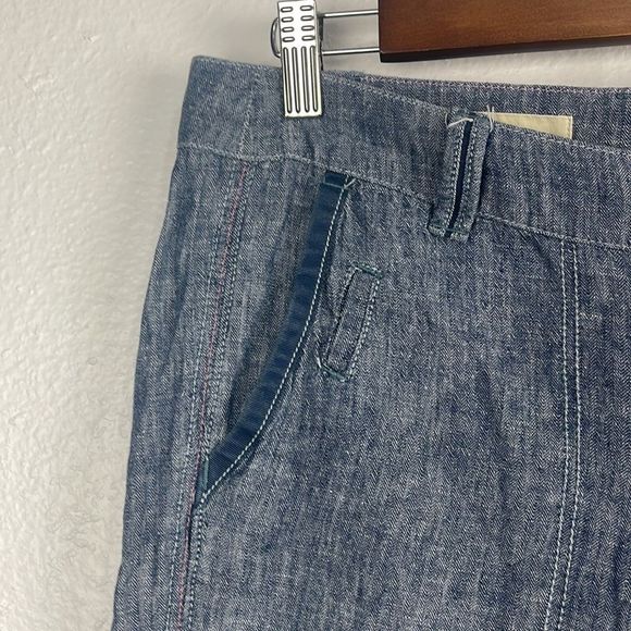 Anthropologie Pilcro and The Letterpress Linen Blend Wide Leg Pants 4 - Picture 3 of 11